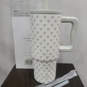 Simple Modern Trek KIDS Tumbler w Silicone Straw / 24oz / Color: Minnie Mouse Me